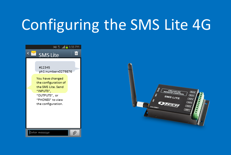 4G SMS Lite config