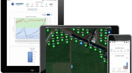 IMS cloud based irrigation management