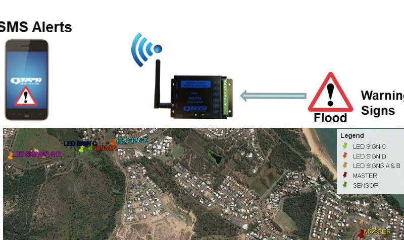 Road closure warning system